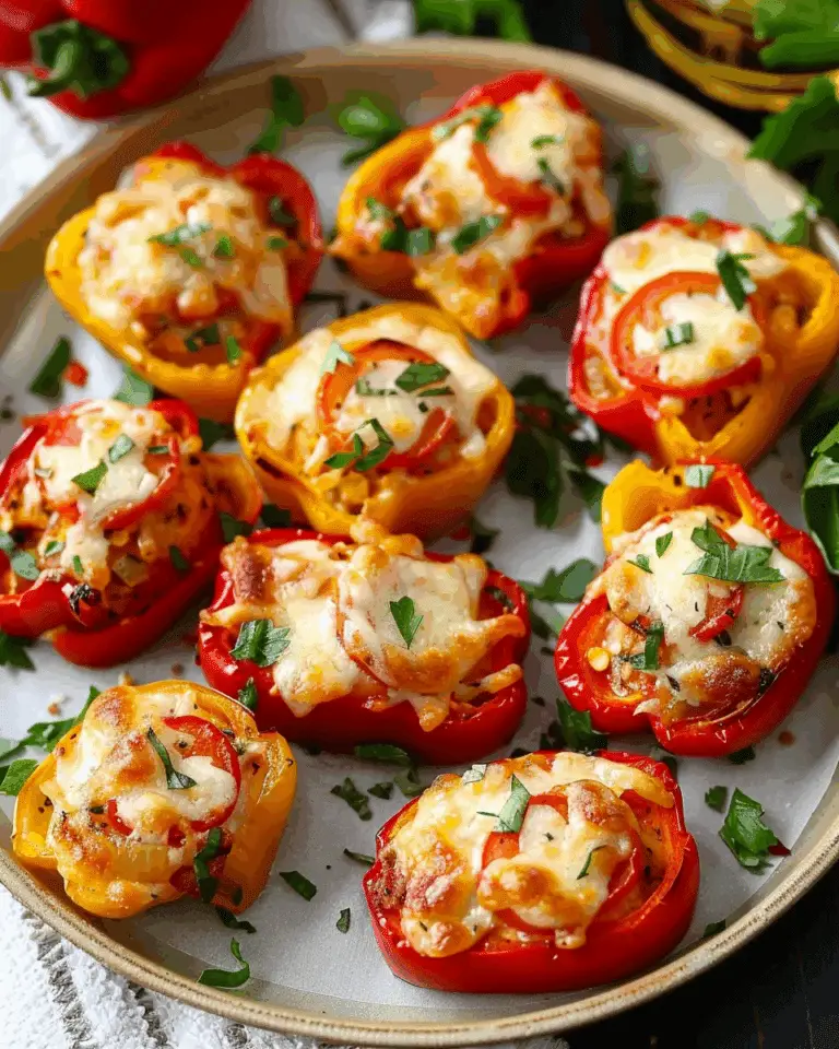 2-Bite Pizza Pepper Poppers Recipe