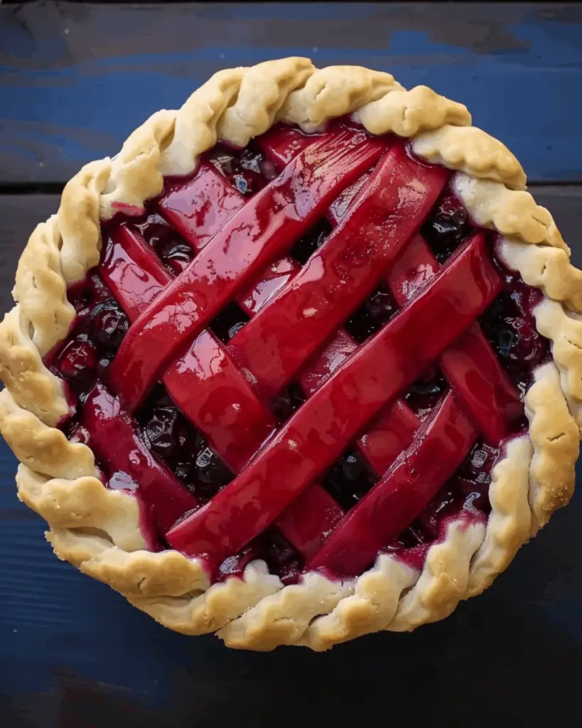 Blueberry Rhubarb Pie