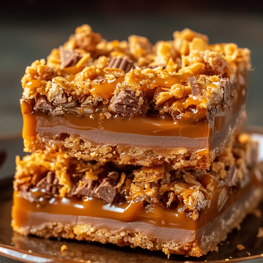 Butterfinger Caramel Crunch Bars
