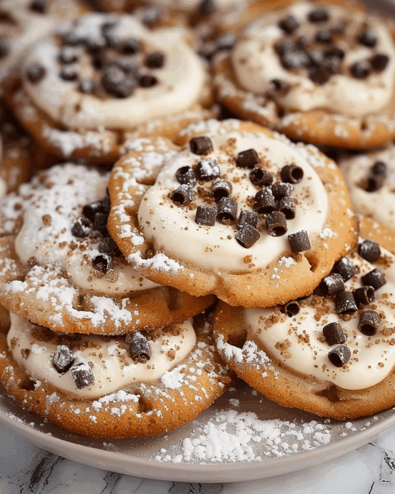 Cannoli Cookies with Ricotta Cream Filling