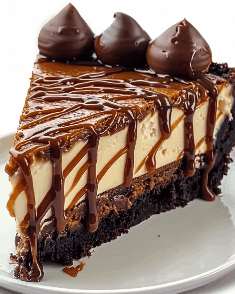Caramel Brownie Cheesecake