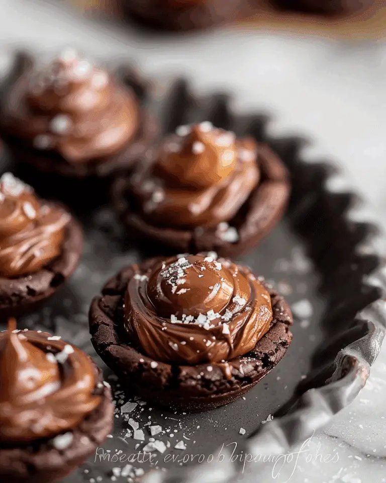Chocolate Caramel Blossoms