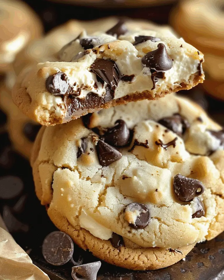 Chocolate Chip Cheesecake Cookies