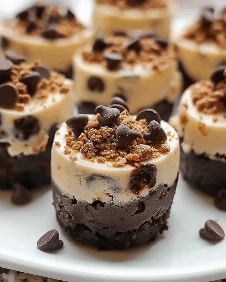 Chocolate Chip Cookie Dough Cheesecake Bites