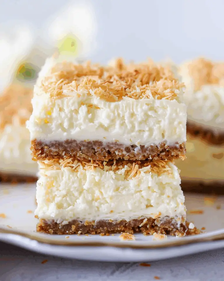 Coconut Cheesecake Bars