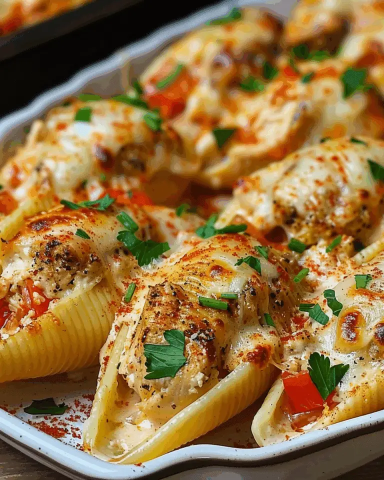 Creamy Cajun Chicken Stuffed Shells