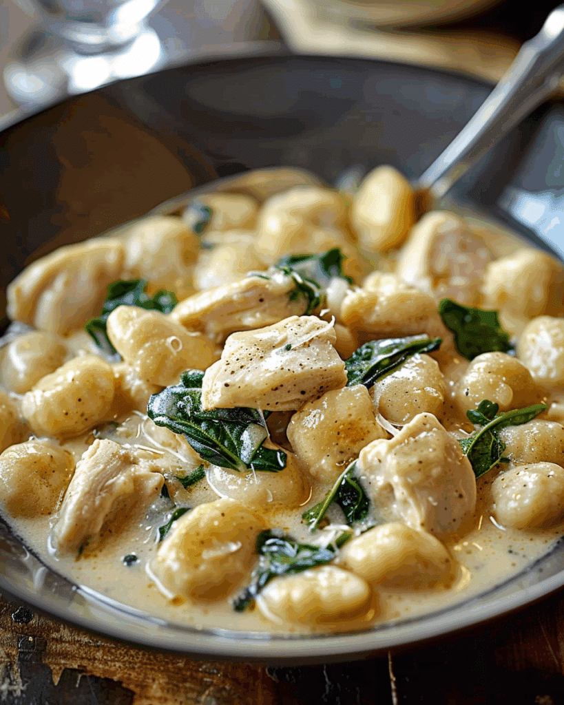 Creamy Chicken Gnocchi
