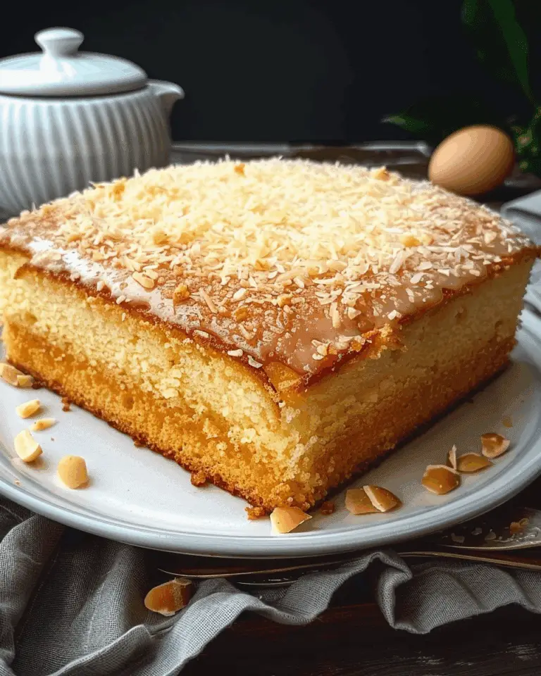 Easy & Quick Coconut Cake