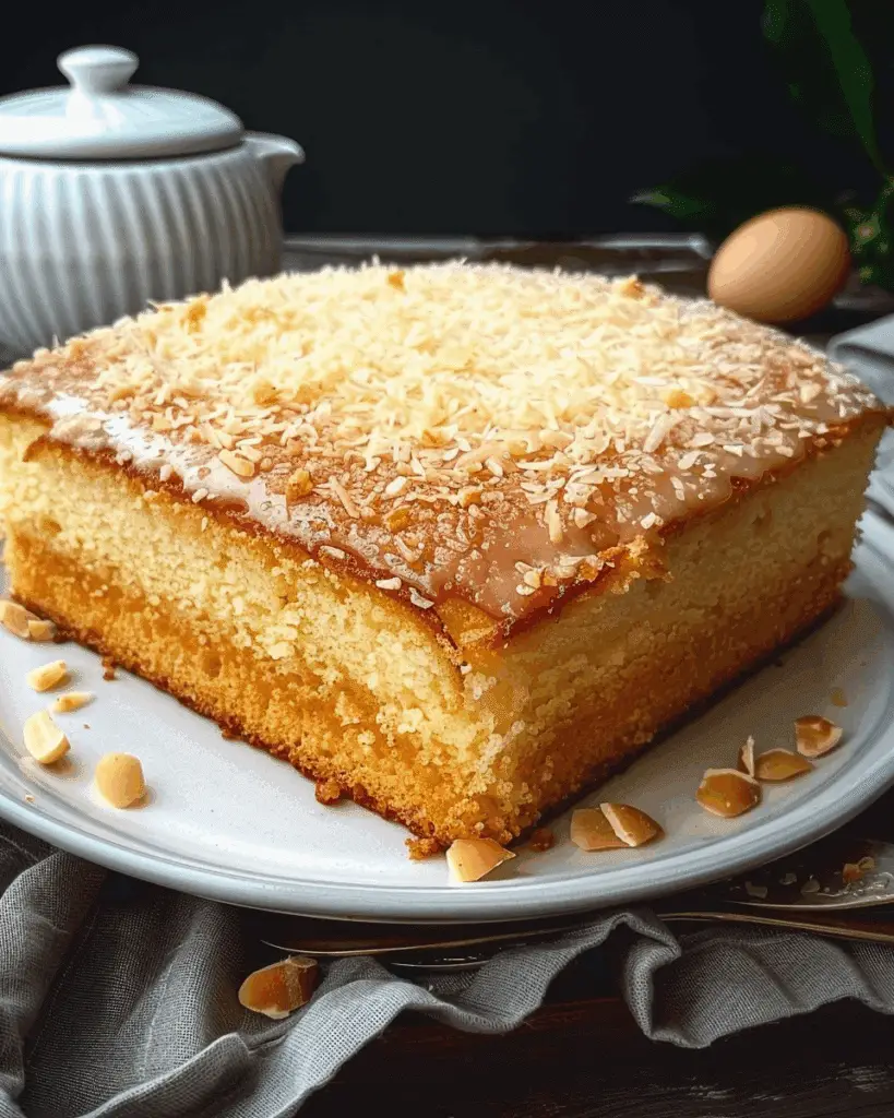 Easy & Quick Coconut Cake