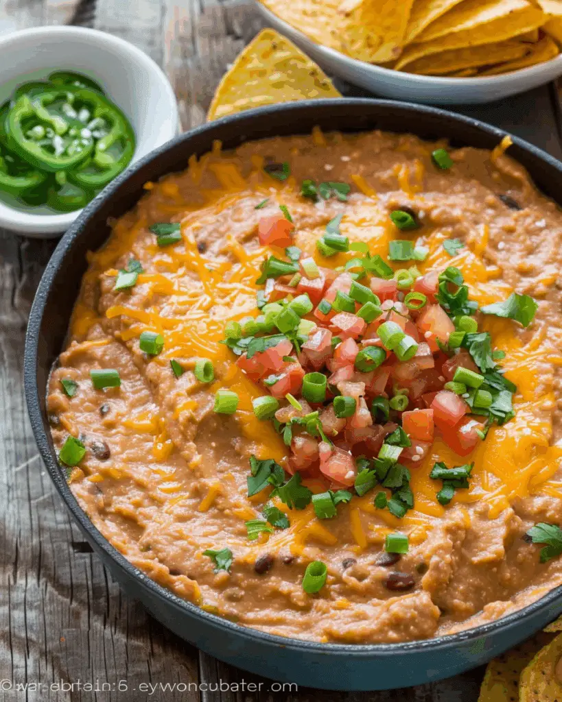 Easy Refried Bean Dip