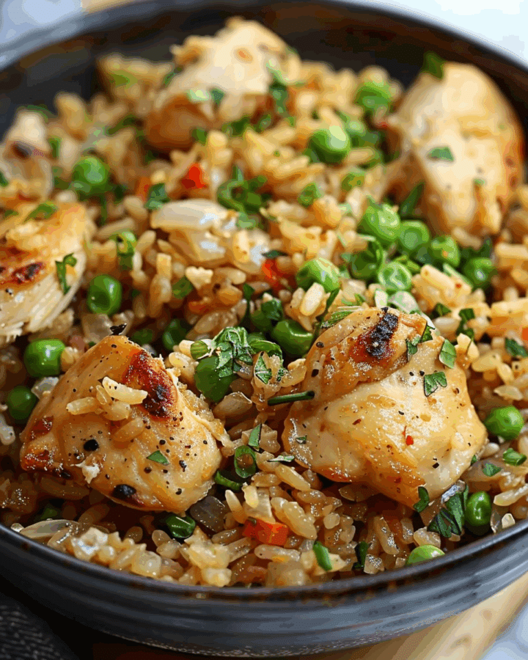 Garlic Chicken Fried Rice