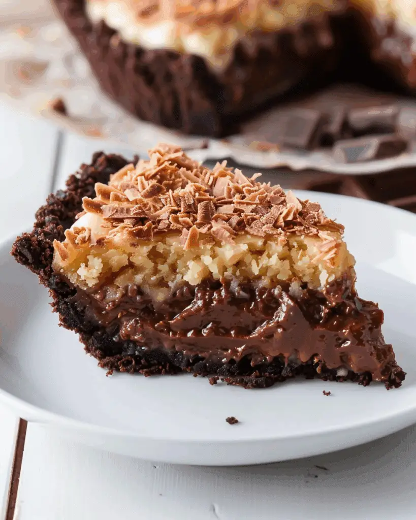 German Chocolate Pie