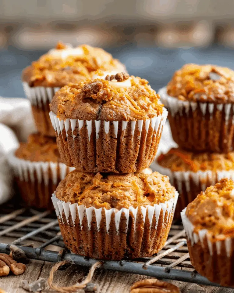 Gluten-Free Carrot Cake Muffins