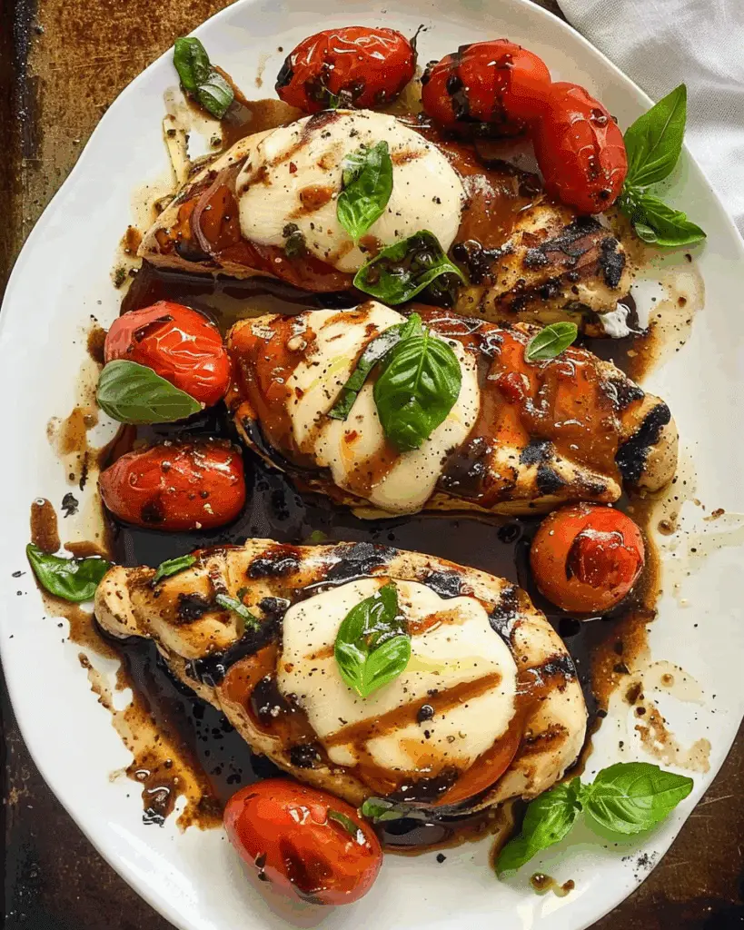 Grilled Chicken Caprese