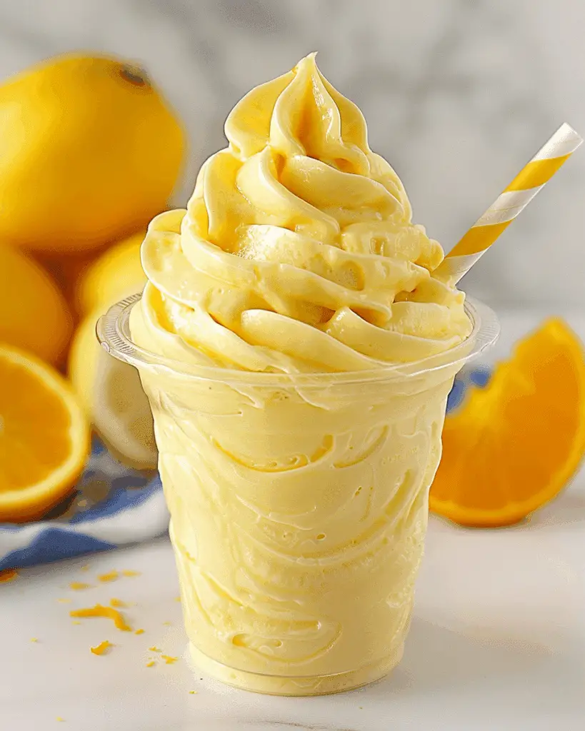Homemade Orange Dole Whip