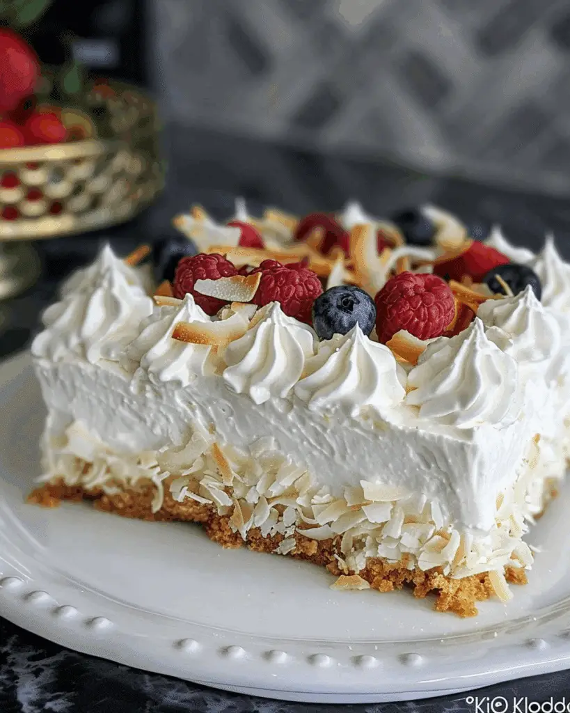 Keto Coconut Cream Cake