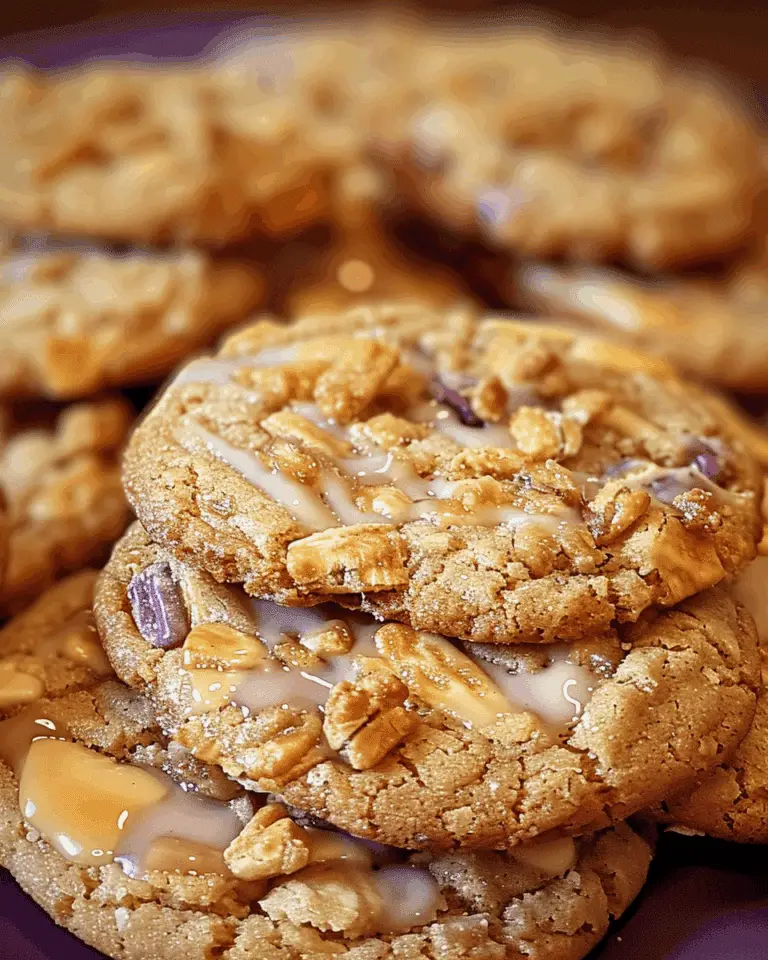 Lavender Honey Crunch Cookies