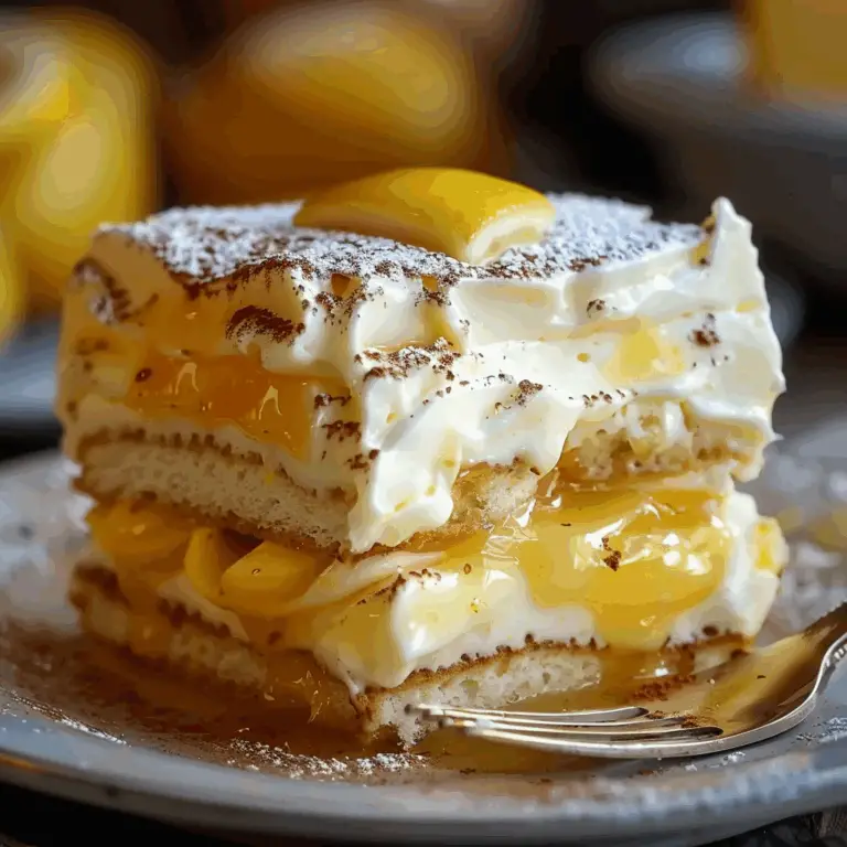 Lemon Tiramisu with Lemon Curd
