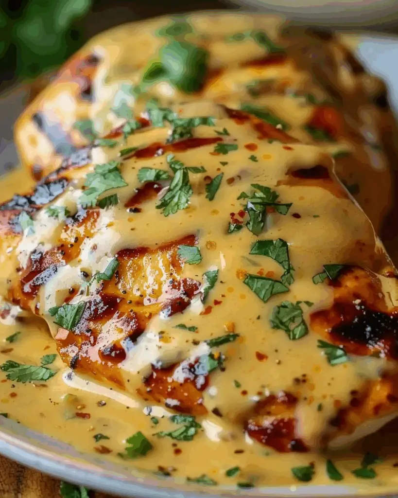 Mexican Chicken with Cheese Sauce