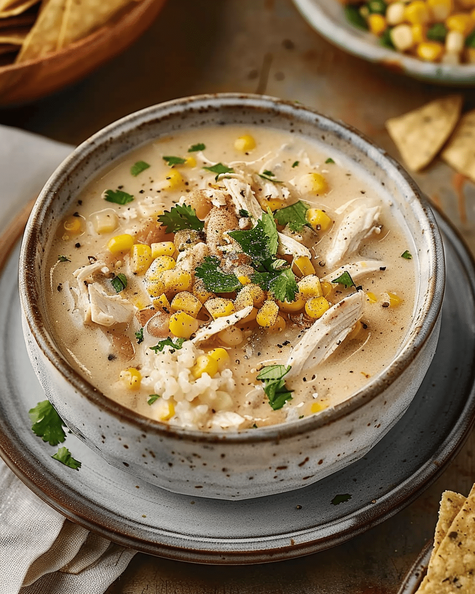 Corn Chilly Mexican Street Corn White Chicken Chili - Cooking With Blog