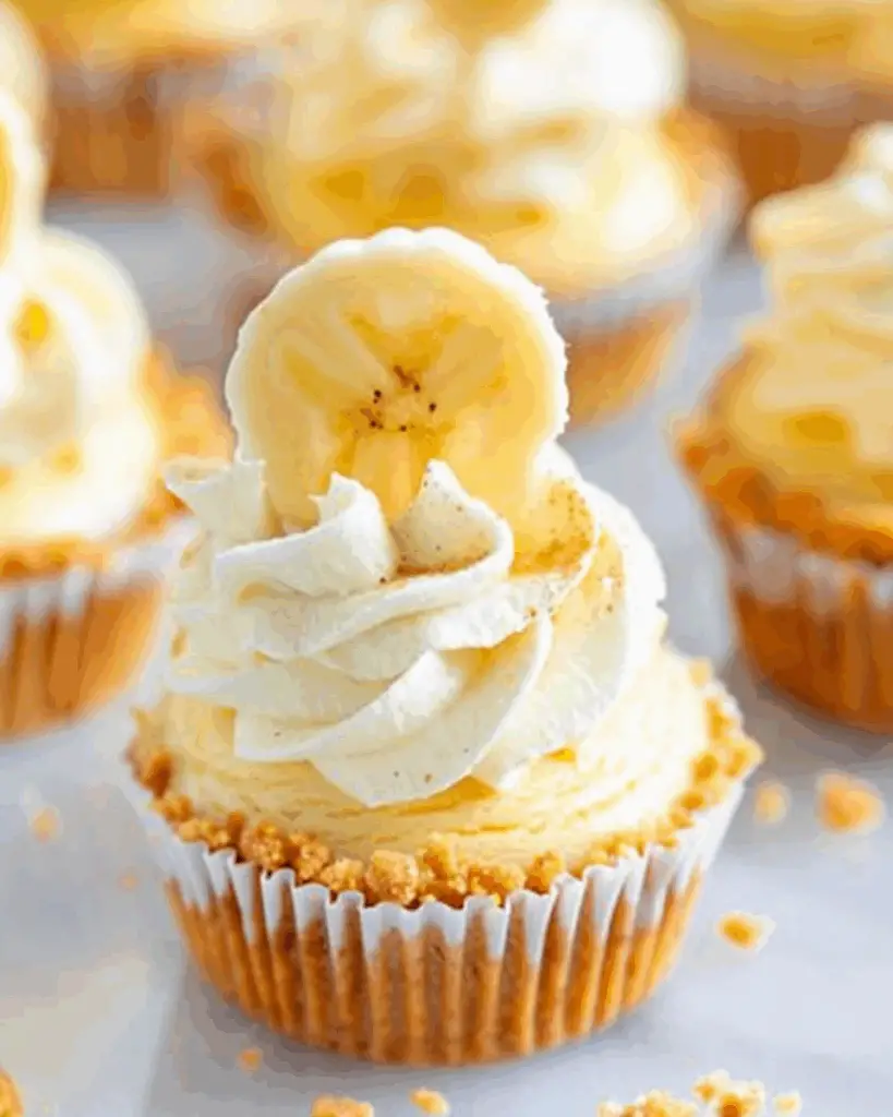 Mini Banana Pudding Cheesecakes