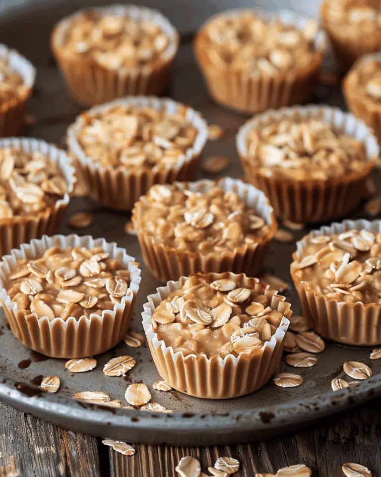 No-Bake Peanut Butter Oat Cups