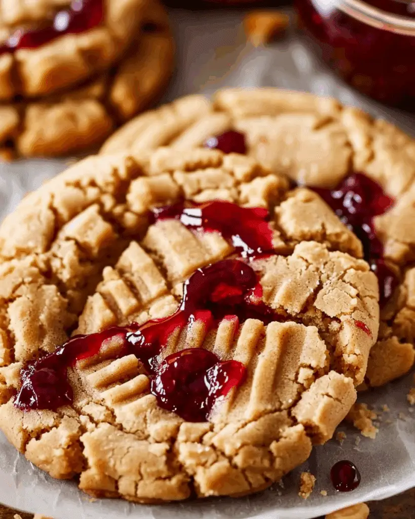 Peanut Butter and Jelly Cookies