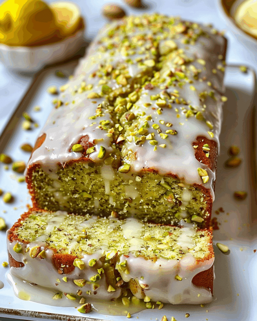 Pistachio Lemon Breakfast Bread