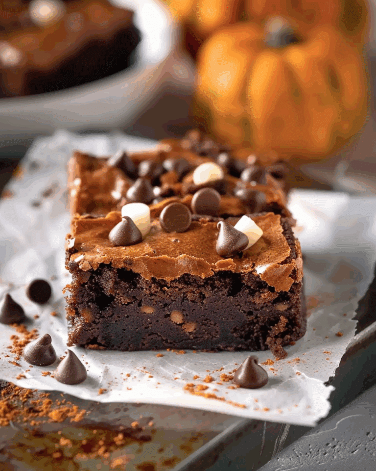 Pumpkin Brownies
