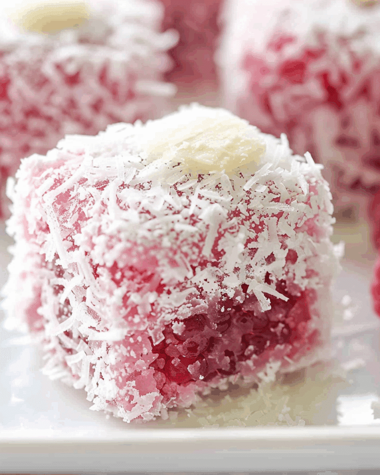 Raspberry Lamingtons