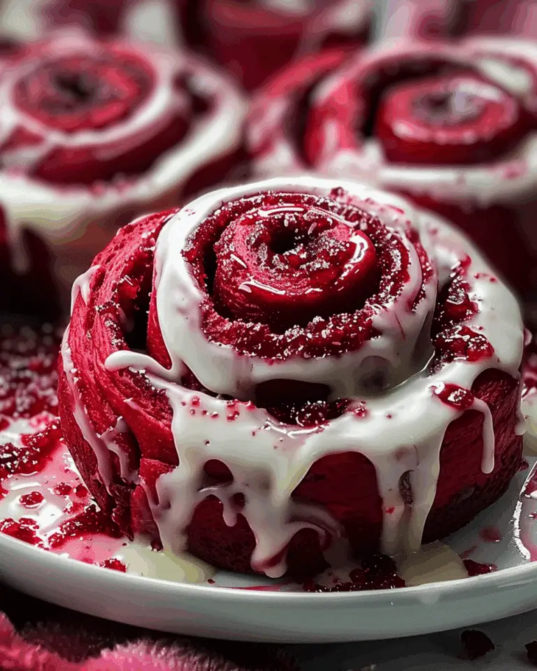 Red Velvet Cinnamon Rolls