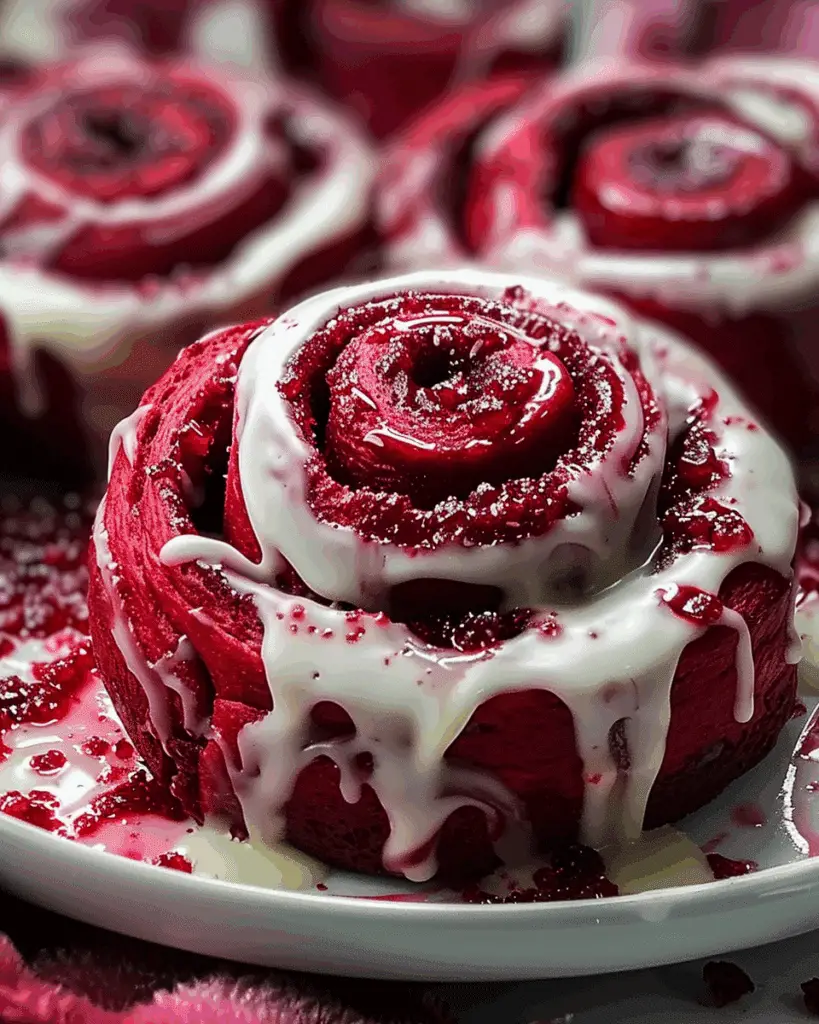 Red Velvet Cinnamon Rolls