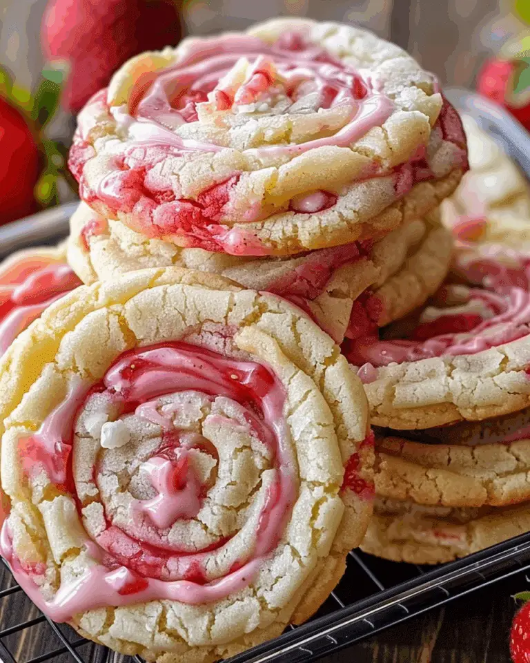 Strawberry Banana Pudding Cookies with Cheesecake Dip