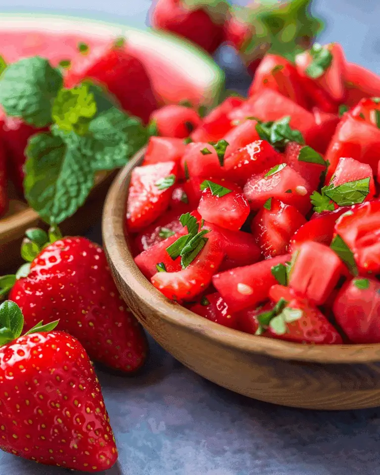 Strawberry Watermelon Salsa