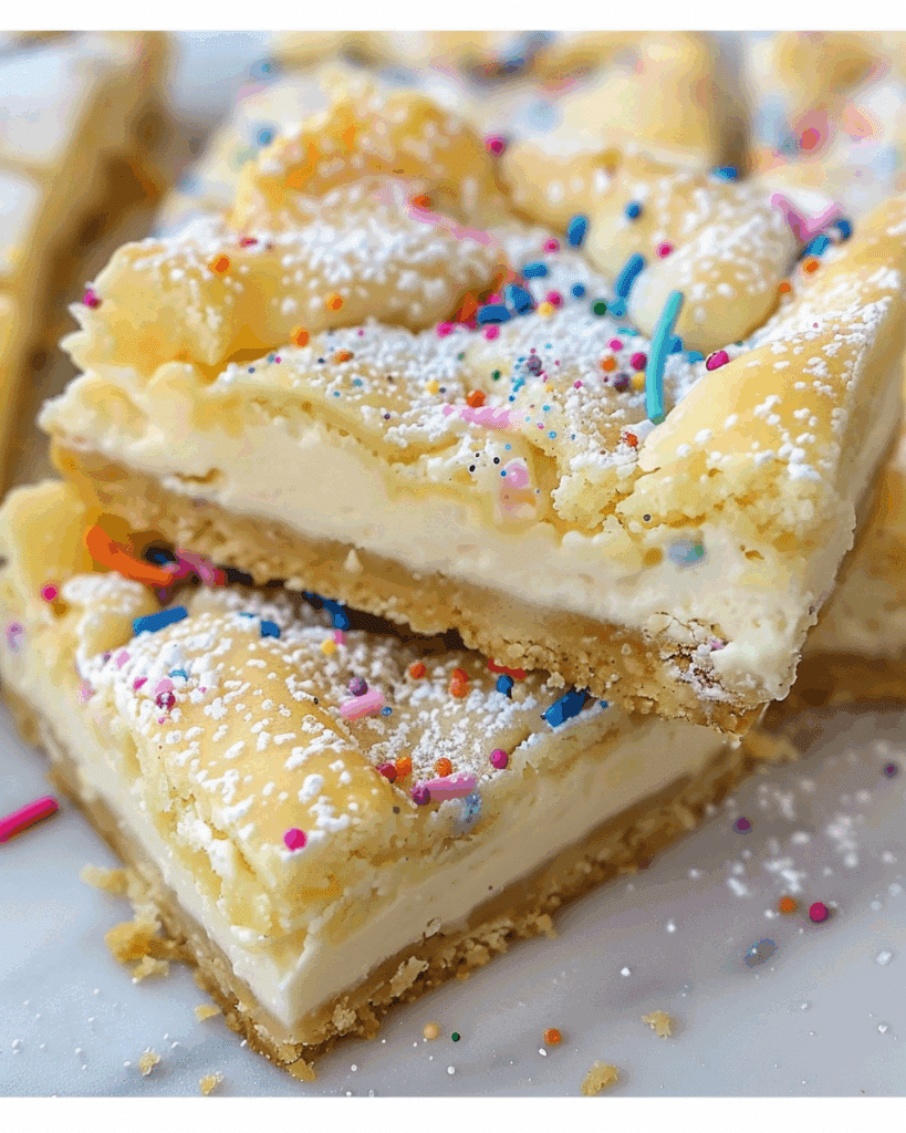 Sugar Cookie Cheesecake Bars