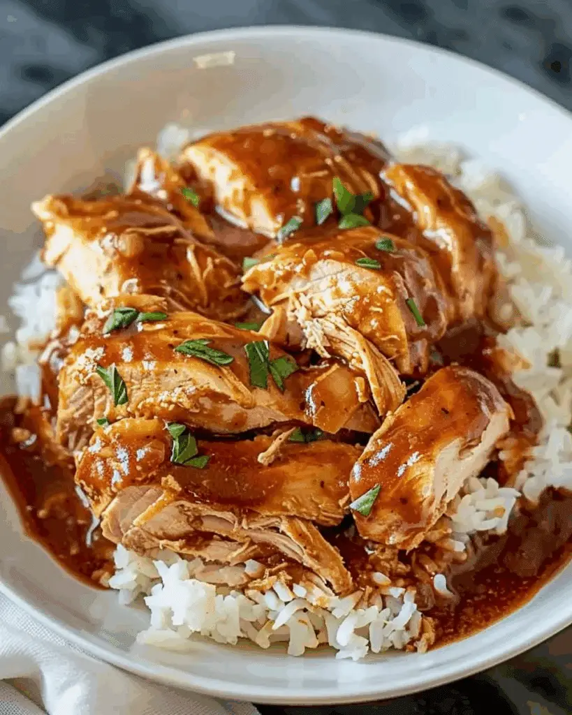 Sweet Baby Ray’s Crockpot Chicken