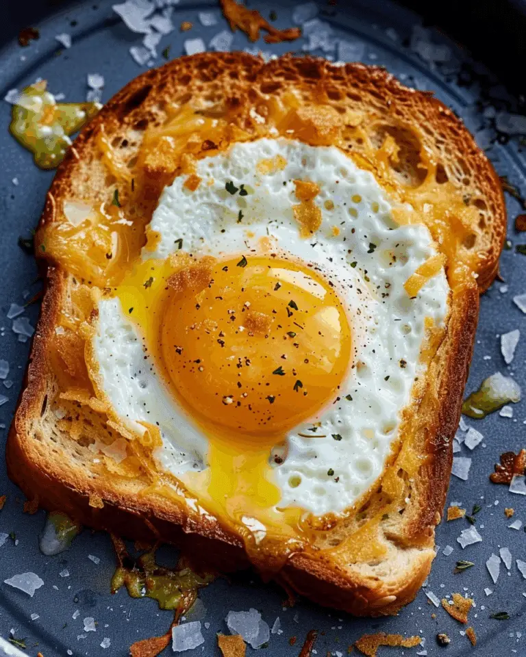 Air Fryer Cheesy Egg Toast