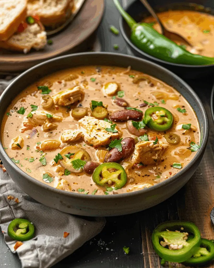 Cajun White Chicken Chili