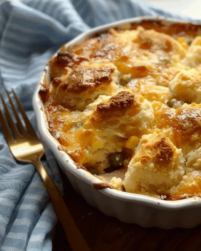 Chicken & Biscuit Dinner Cobbler