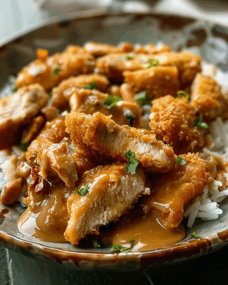 Chinese Peanut Butter Chicken