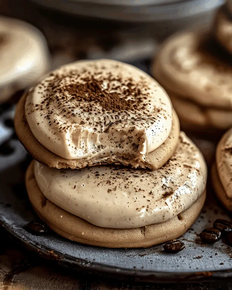 Coffee Cheesecake Cookies