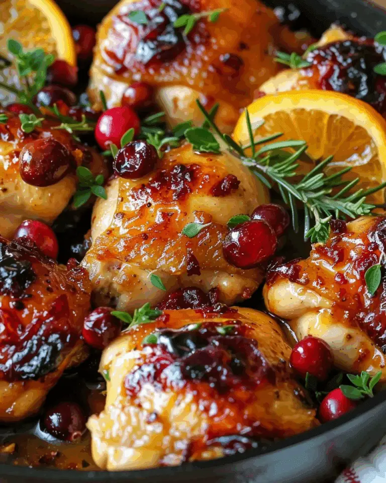 Cranberry Orange Chicken