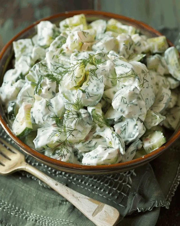 Creamy Cucumber Salad