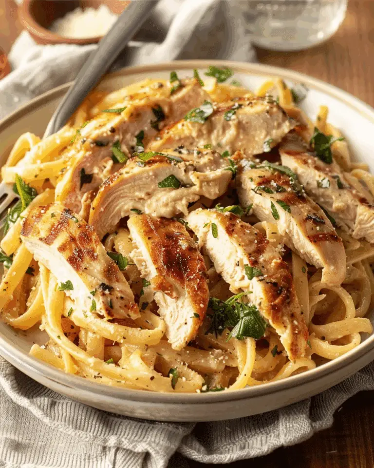 Creamy Garlic Parmesan Chicken Pasta