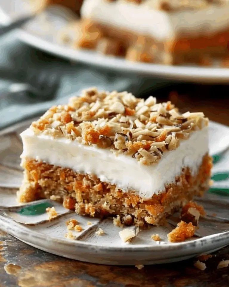 Decadent Carrot Cake Bars with Cream Cheese Frosting