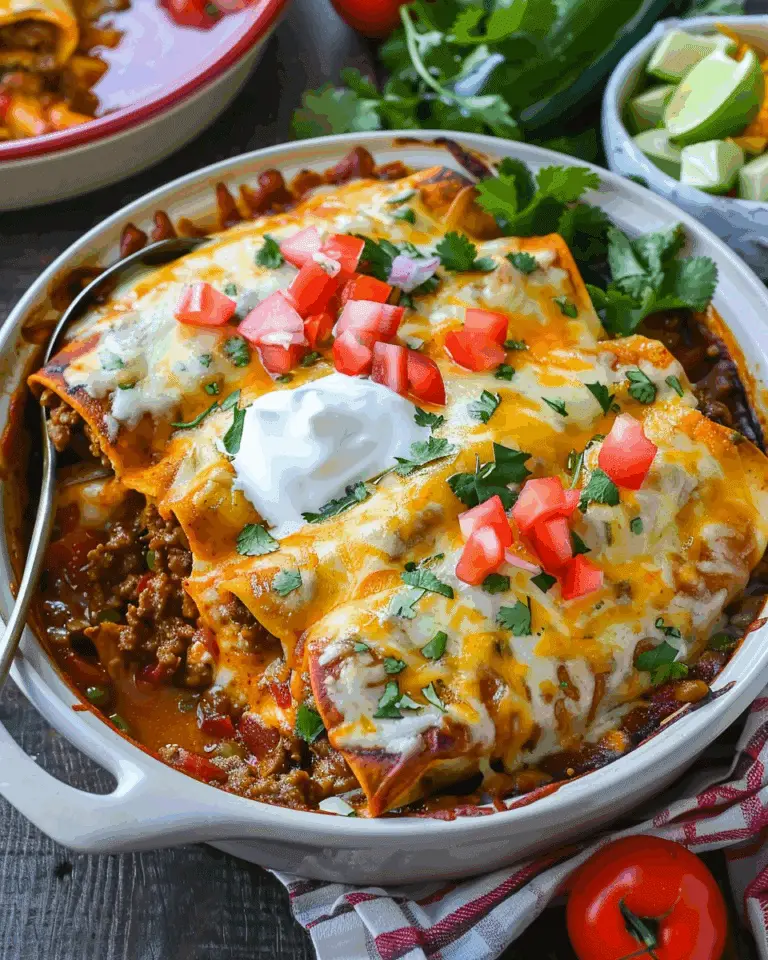 Ground Beef Enchiladas