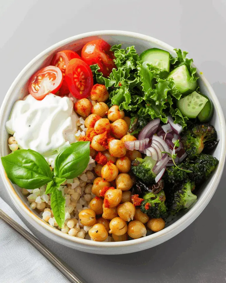 Mediterranean Chickpea Bowls