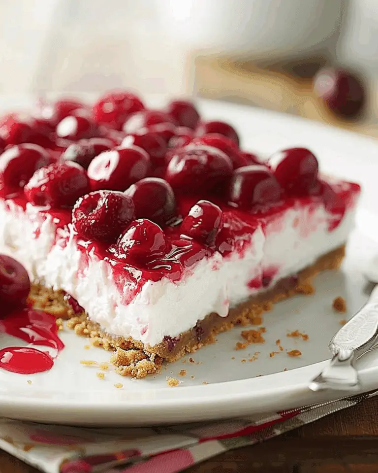 No-Bake Cherry Cheesecake