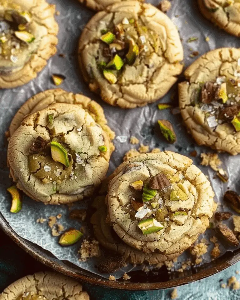 Pistachio Cream Stuffed Cookies