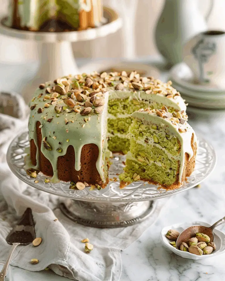 Pistachio Pudding Cake